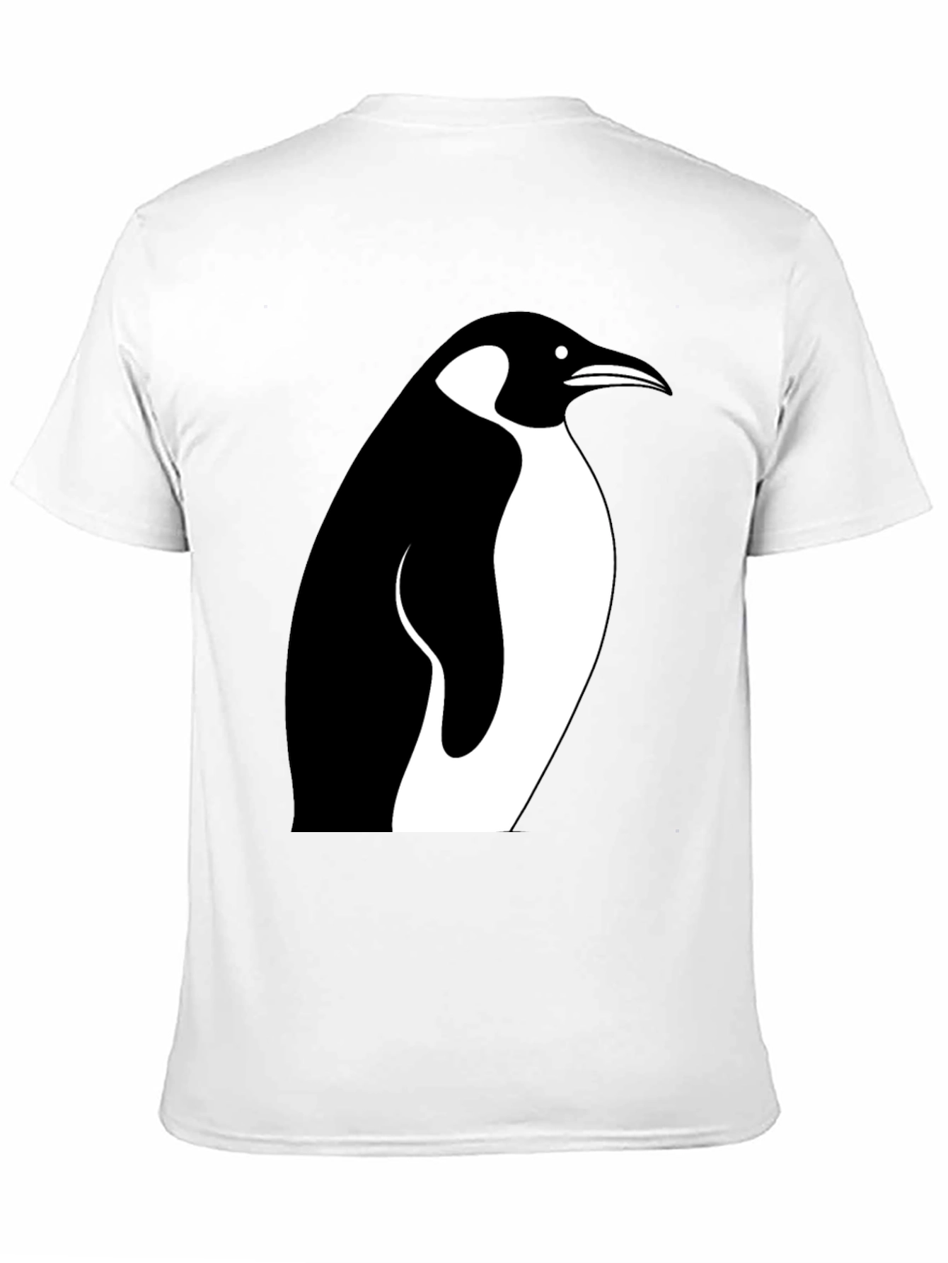 Penguin Graphic Tee - Stylish Black Cotton T-Shirt