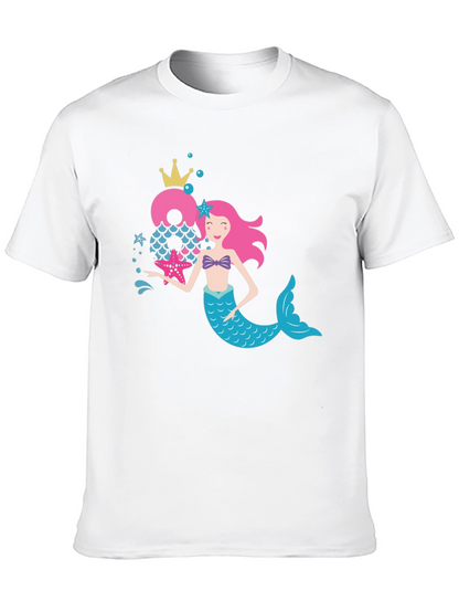 Mermaid Birthday Number T-Shirt