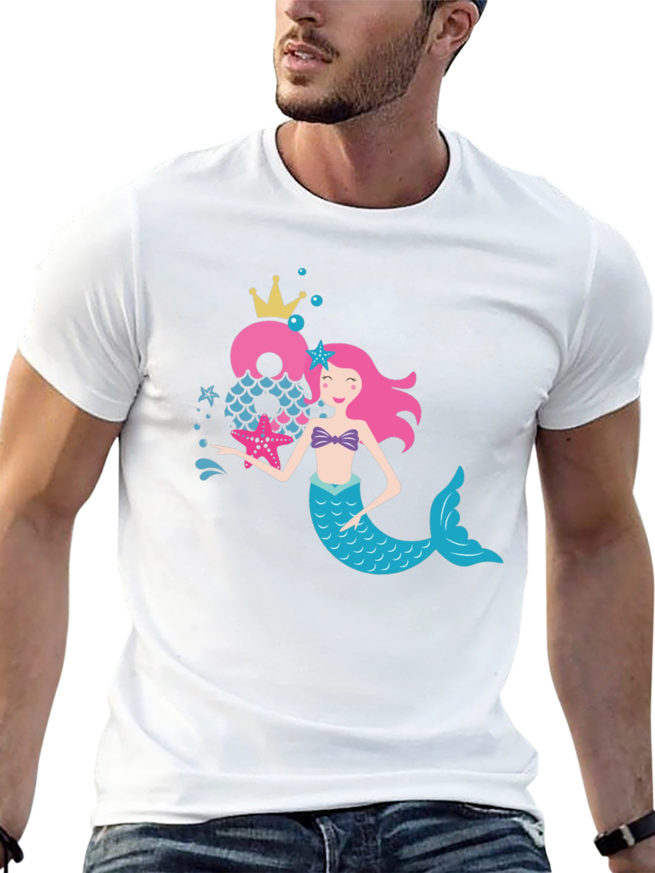 Mermaid Birthday Number T-Shirt