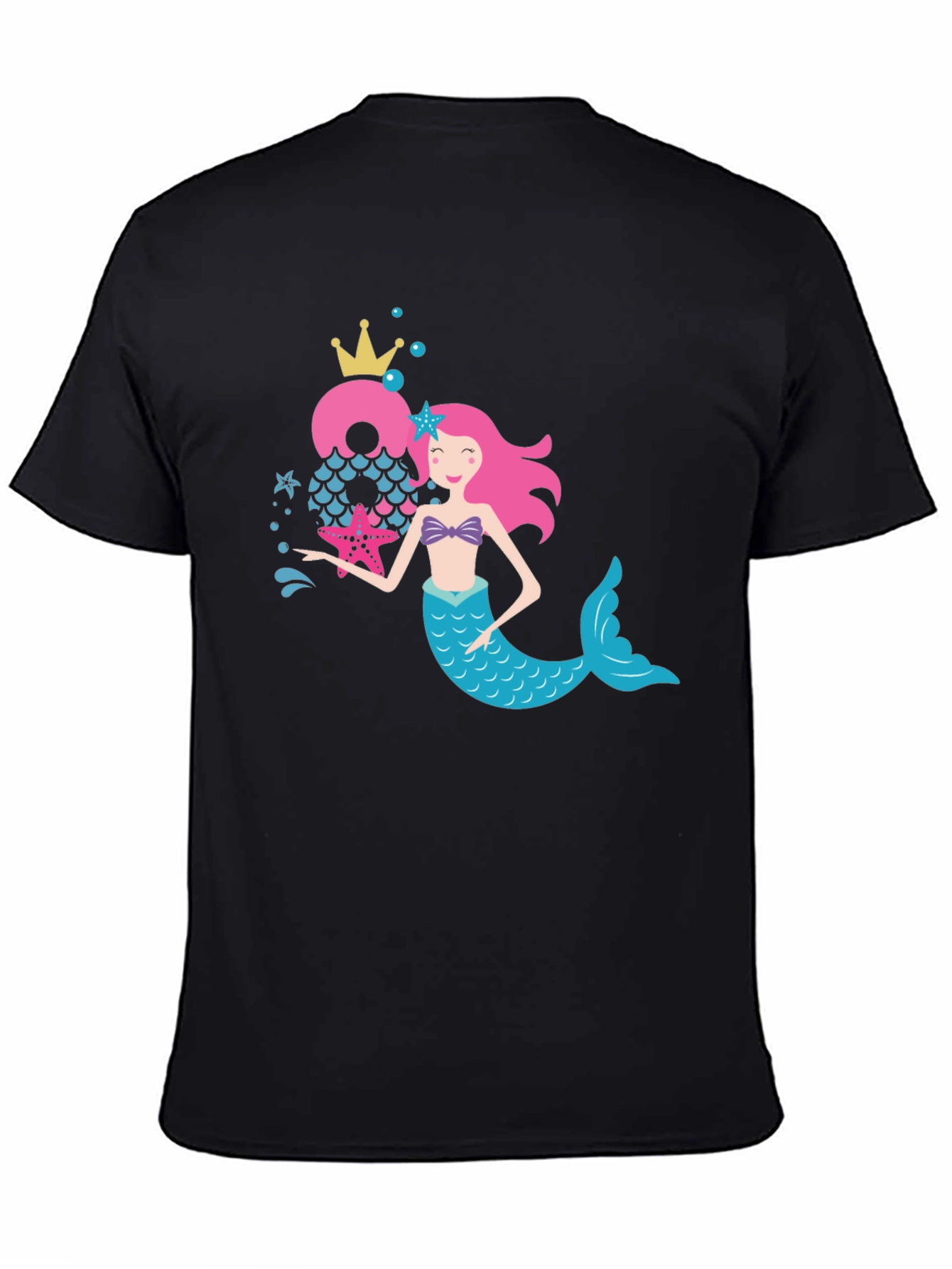 Mermaid Birthday Number T-Shirt