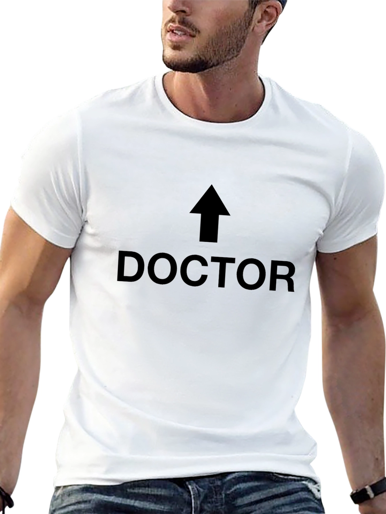 Doctor Up Arrow Graphic T-Shirt