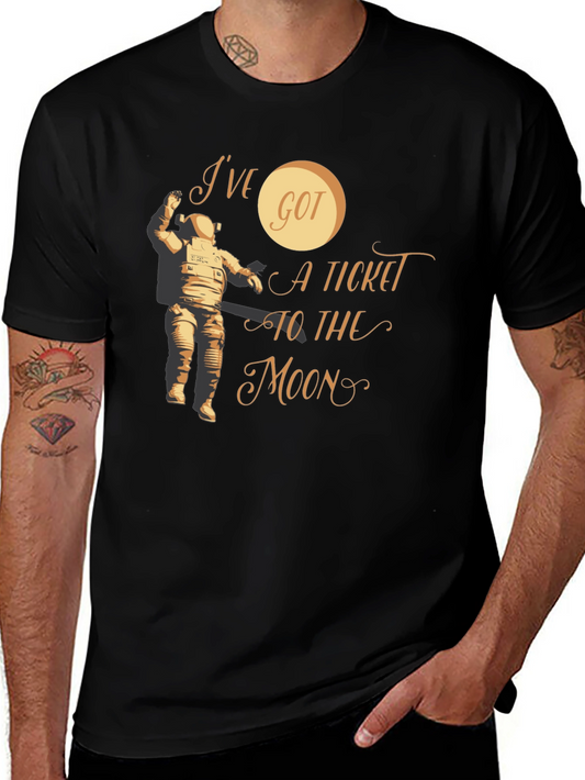 Ive Got A Ticket To The Moon Graphic Tee
