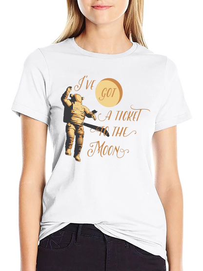 Ive Got A Ticket To The Moon Graphic Tee