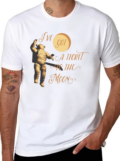 Ive Got A Ticket To The Moon Graphic Tee