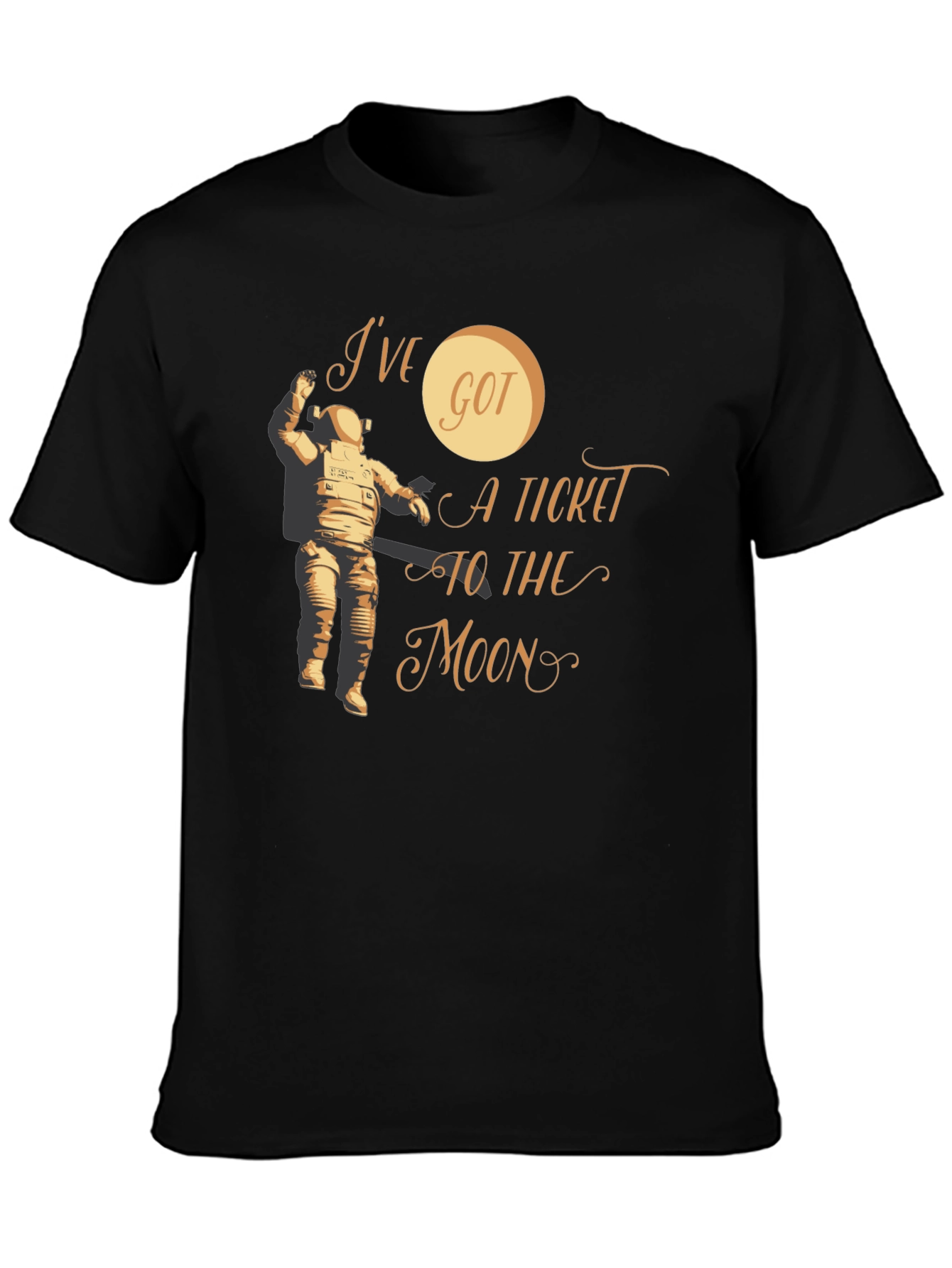 Ive Got A Ticket To The Moon Graphic Tee