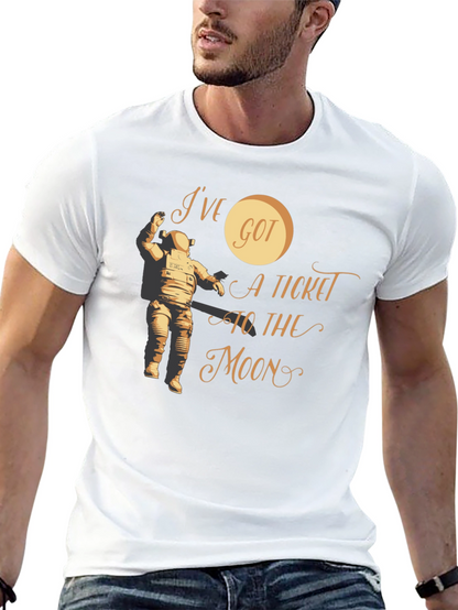 Ive Got A Ticket To The Moon Graphic Tee