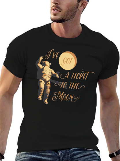 Ive Got A Ticket To The Moon Graphic Tee