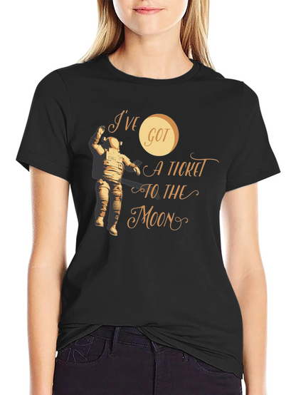 Ive Got A Ticket To The Moon Graphic Tee