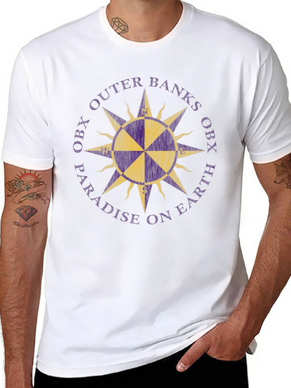 OBX Outer Banks T-Shirt Paradise Compass