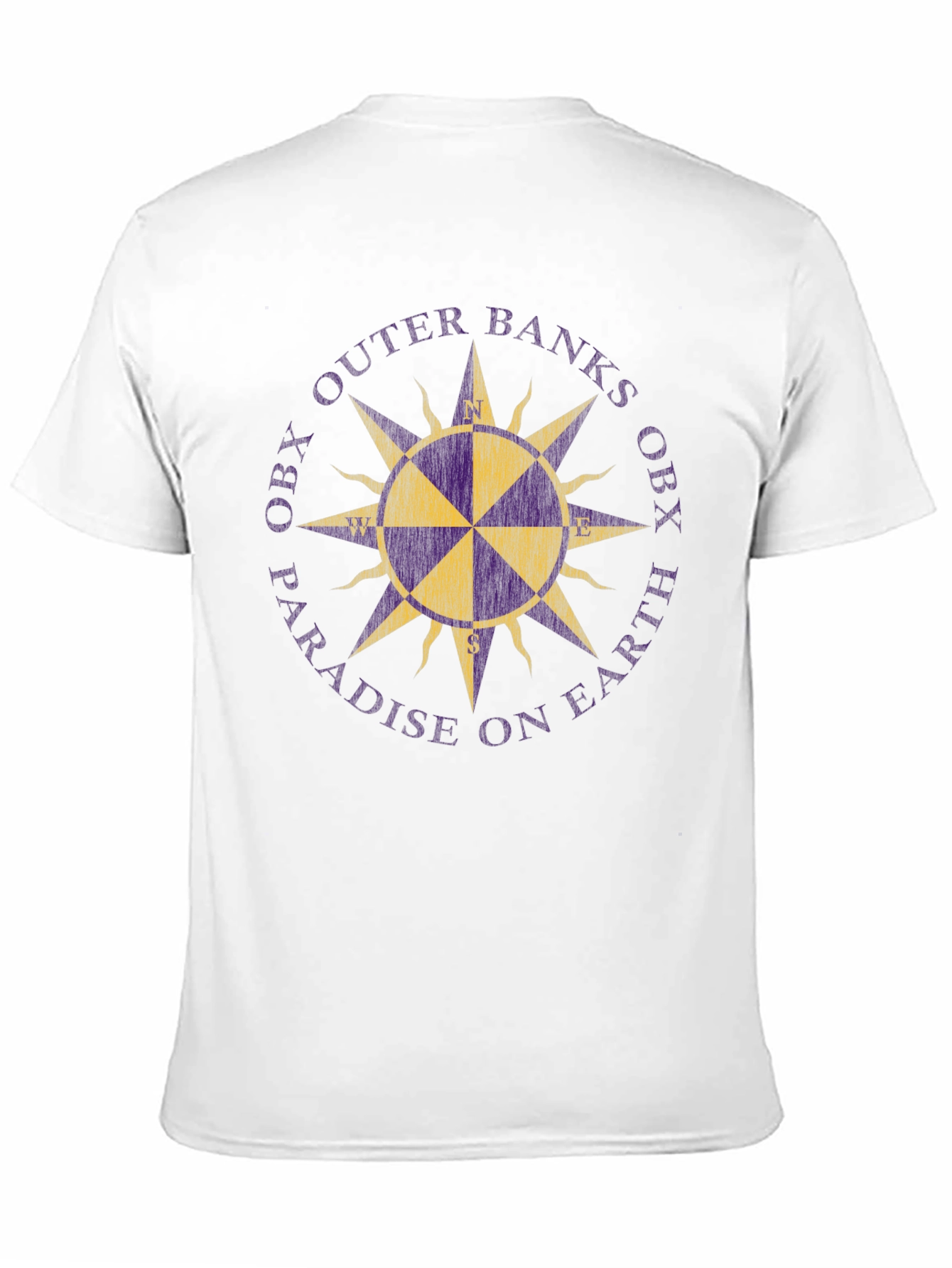 OBX Outer Banks T-Shirt Paradise Compass