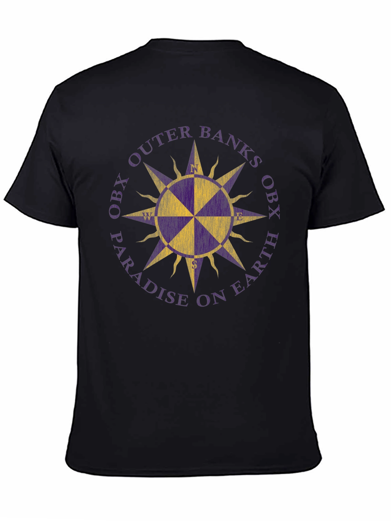 OBX Outer Banks T-Shirt Paradise Compass
