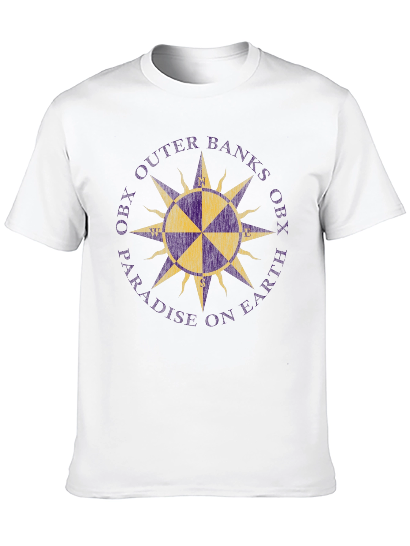 OBX Outer Banks T-Shirt Paradise Compass
