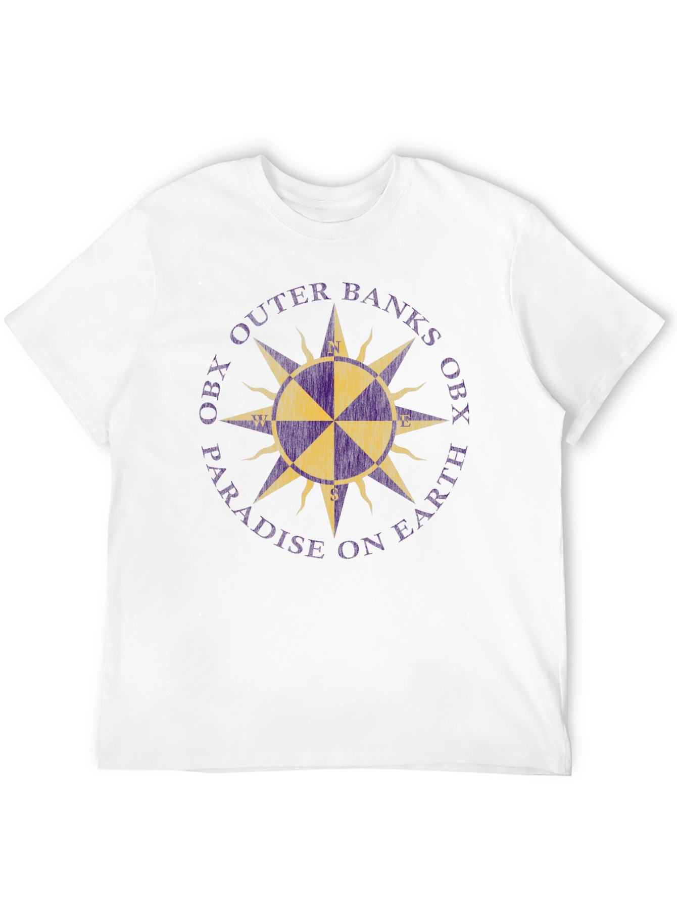 OBX Outer Banks T-Shirt Paradise Compass