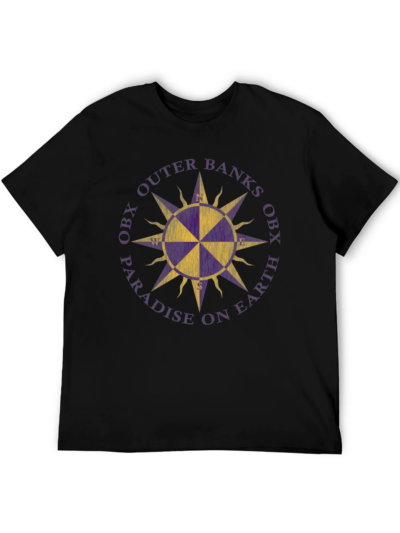 OBX Outer Banks T-Shirt Paradise Compass
