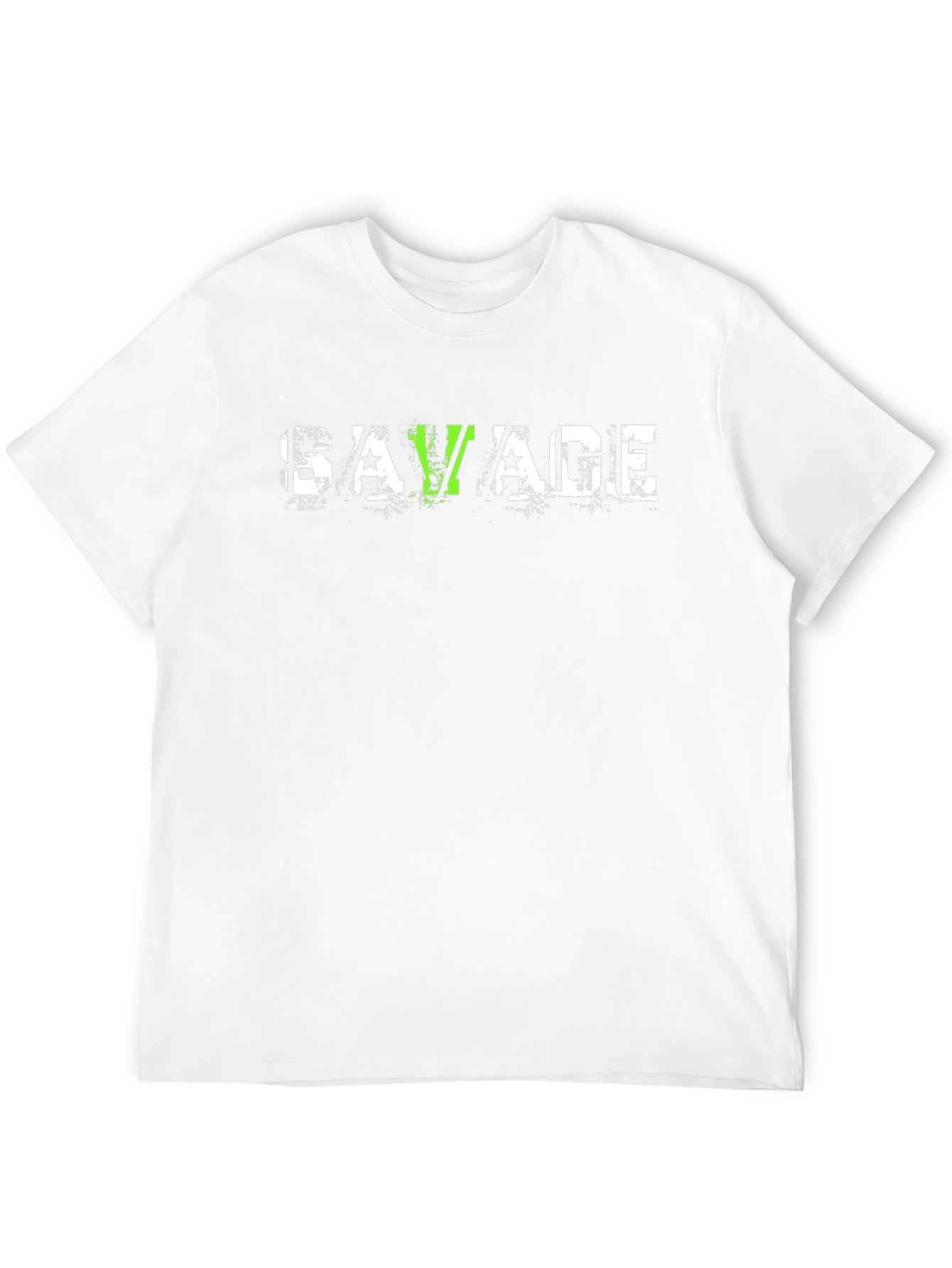 Savage Graphic T-Shirt - Distressed Print