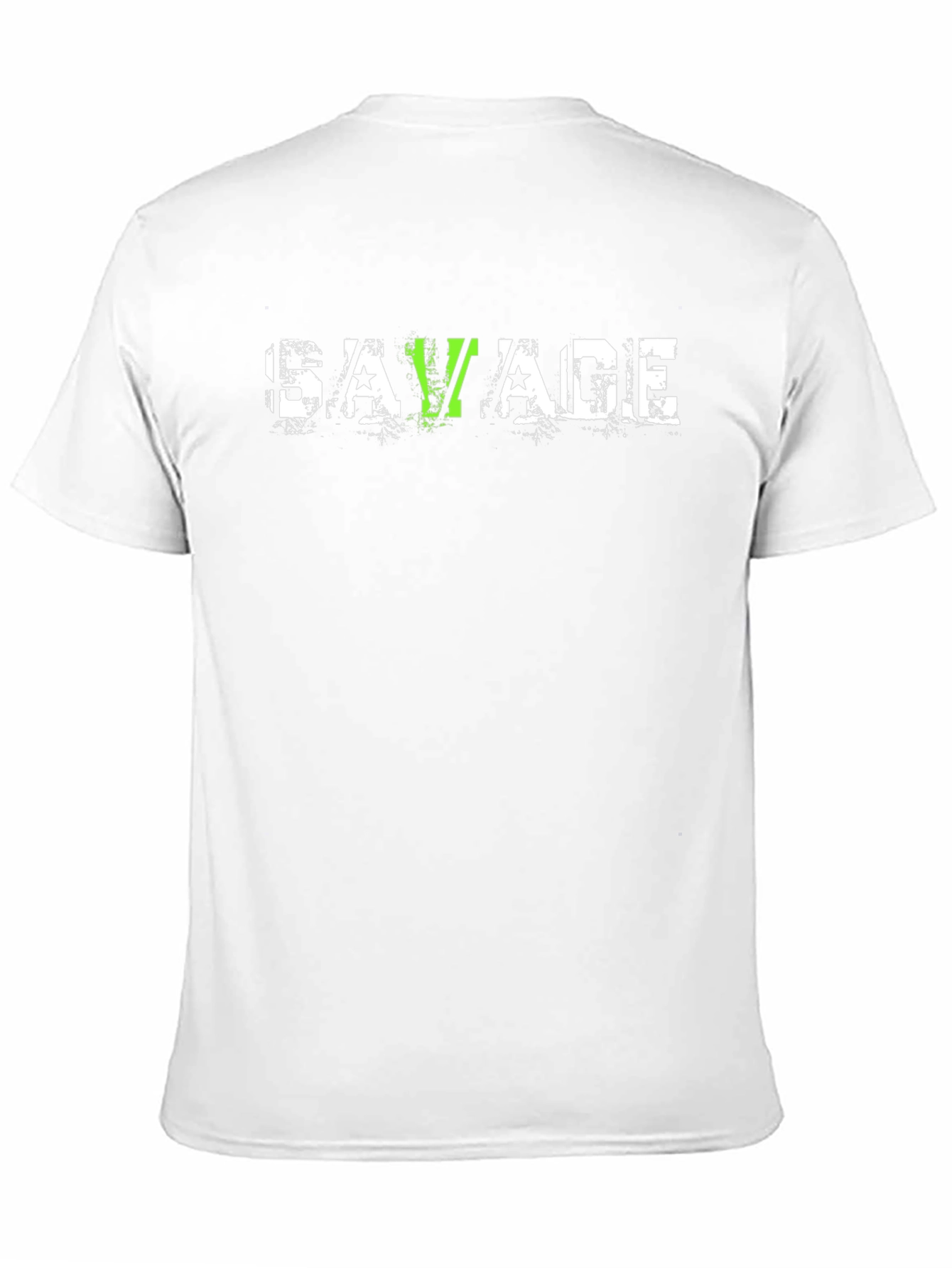 Savage Graphic T-Shirt - Distressed Print