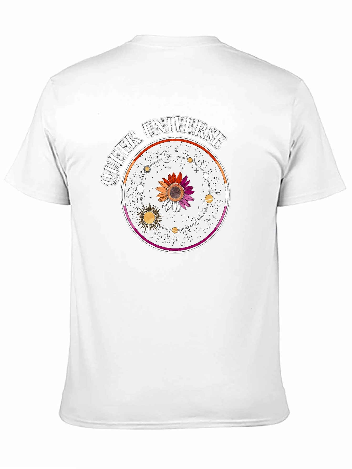 Queer Universe Graphic T-Shirt - Lesbian Pride