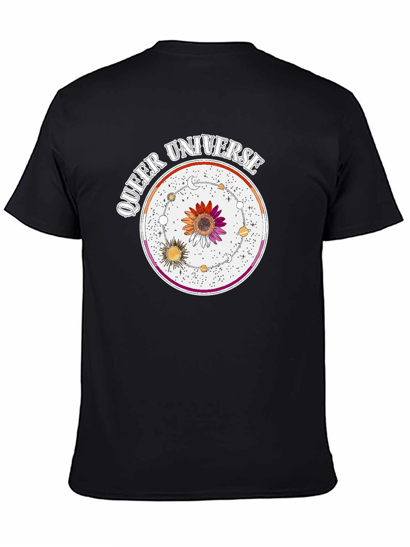 Queer Universe Graphic T-Shirt - Lesbian Pride
