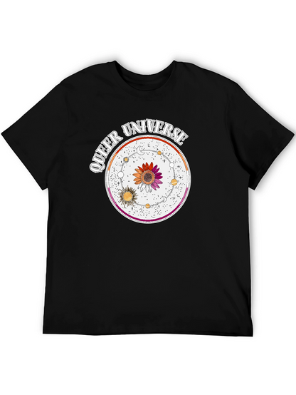 Queer Universe Graphic T-Shirt - Lesbian Pride