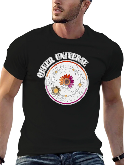 Queer Universe Graphic T-Shirt - Lesbian Pride