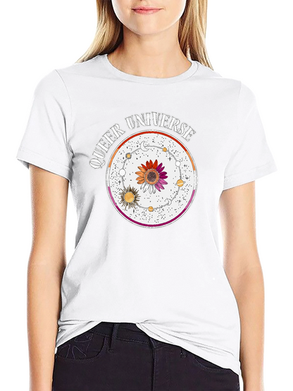 Queer Universe Graphic T-Shirt - Lesbian Pride