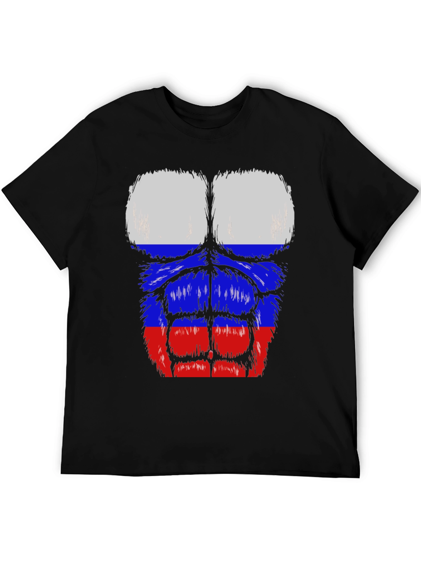 Russian Flag Muscle T-Shirt