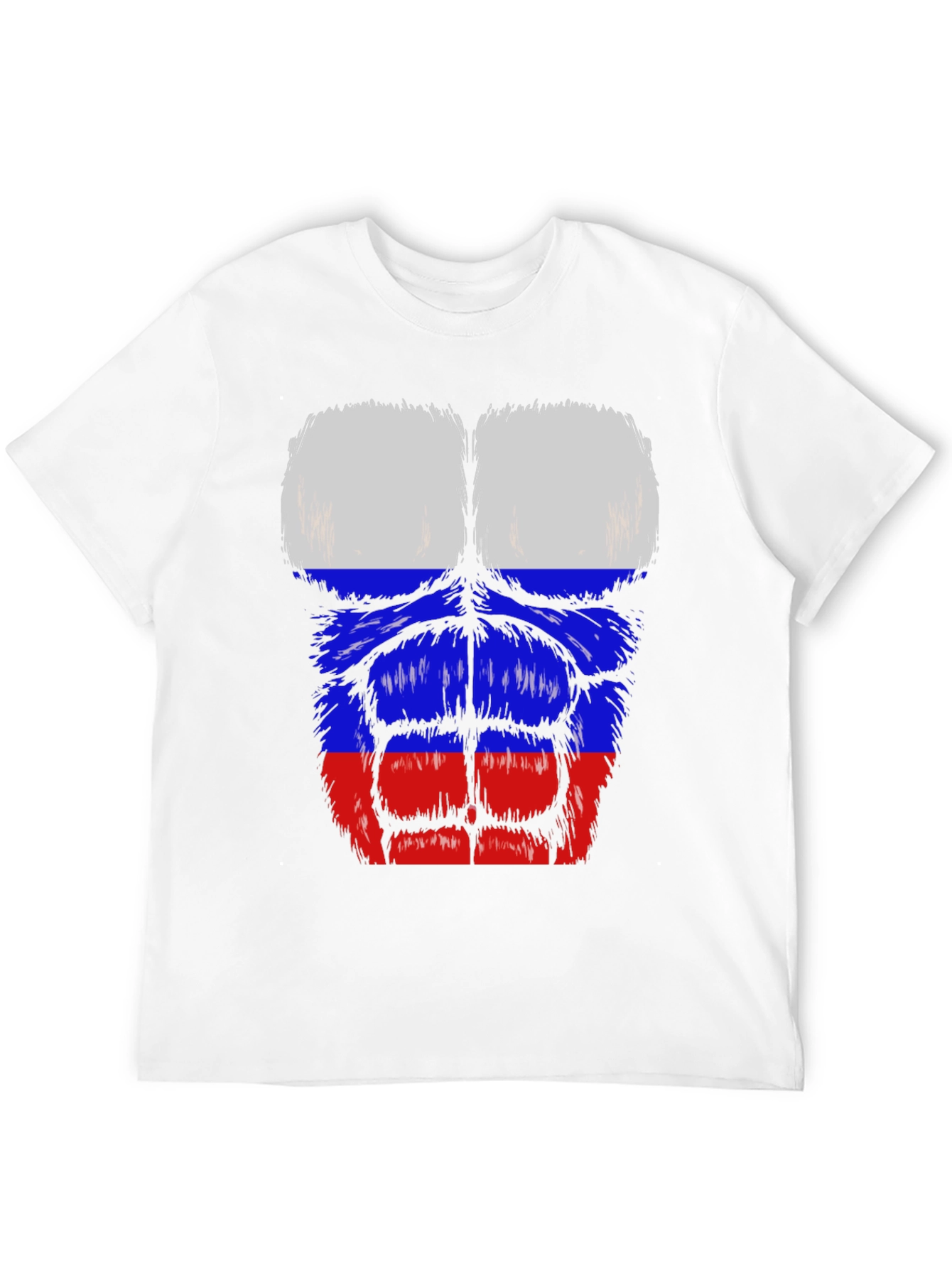 Russian Flag Muscle T-Shirt