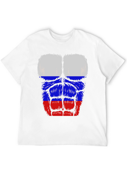 Russian Flag Muscle T-Shirt