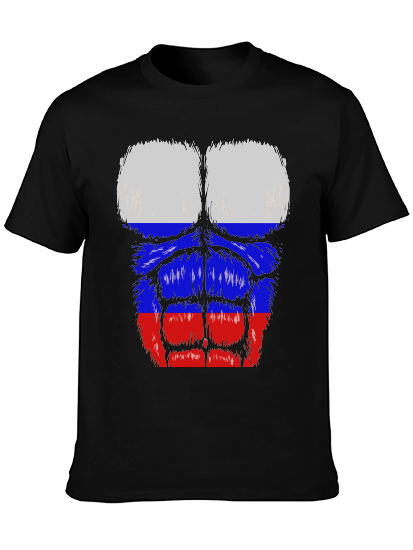 Russian Flag Muscle T-Shirt