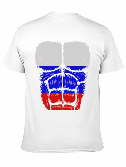 Russian Flag Muscle T-Shirt
