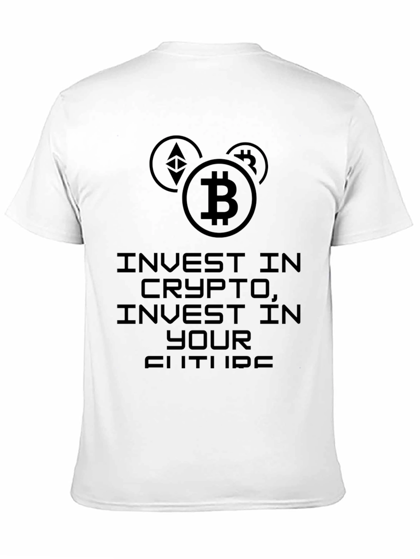 Invest in Crypto Black T-Shirt