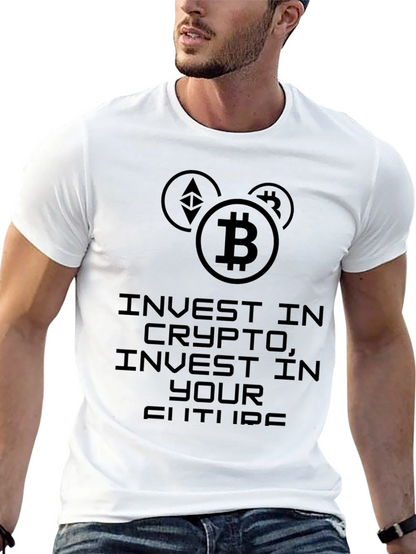 Invest in Crypto Black T-Shirt