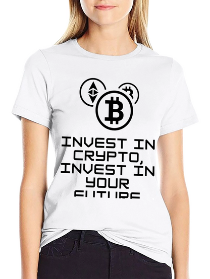 Invest in Crypto Black T-Shirt