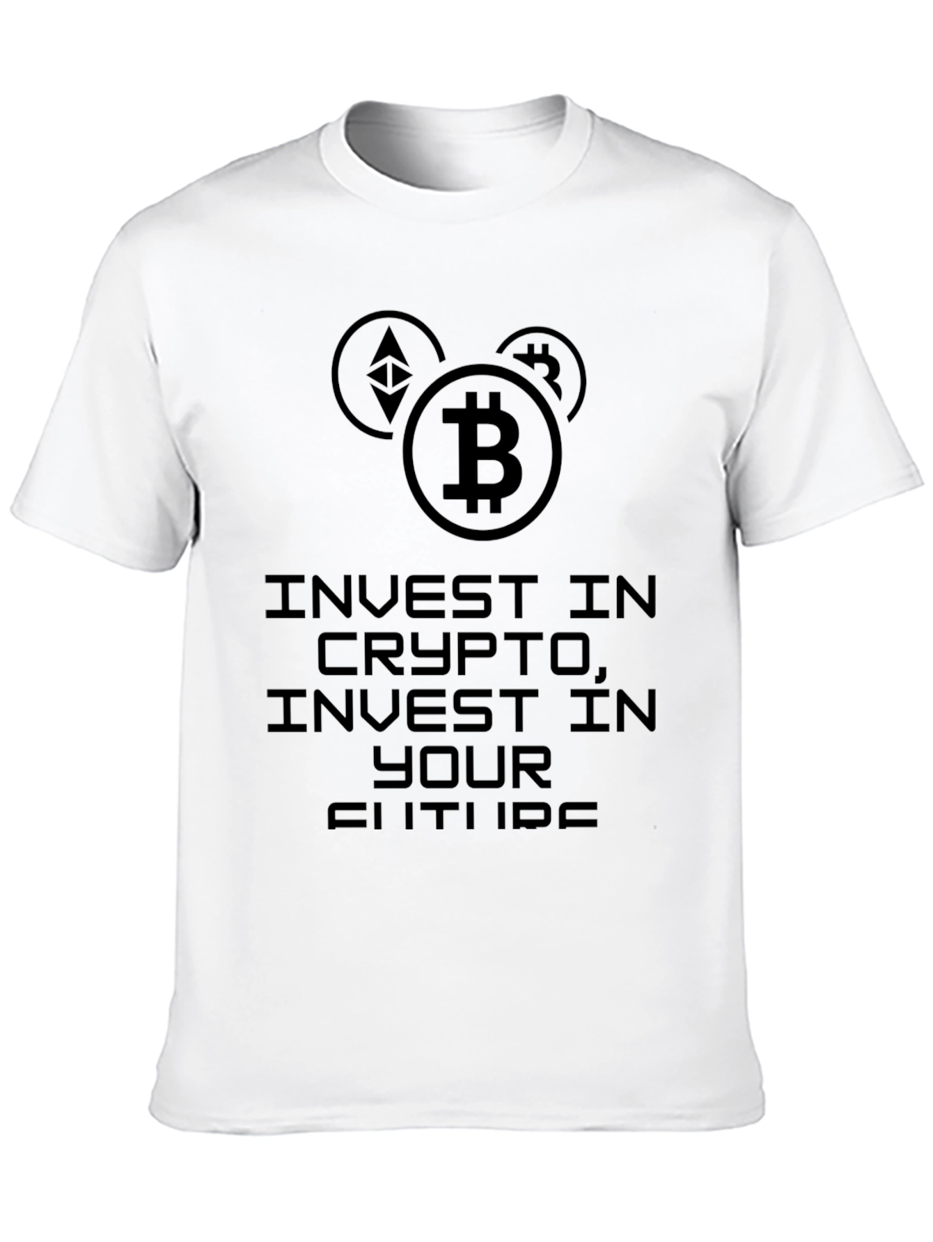 Invest in Crypto Black T-Shirt