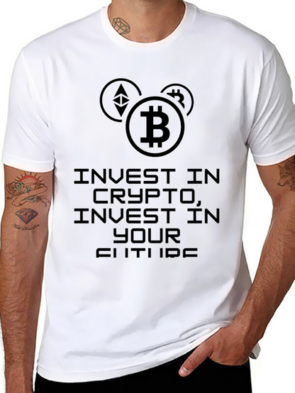 Invest in Crypto Black T-Shirt