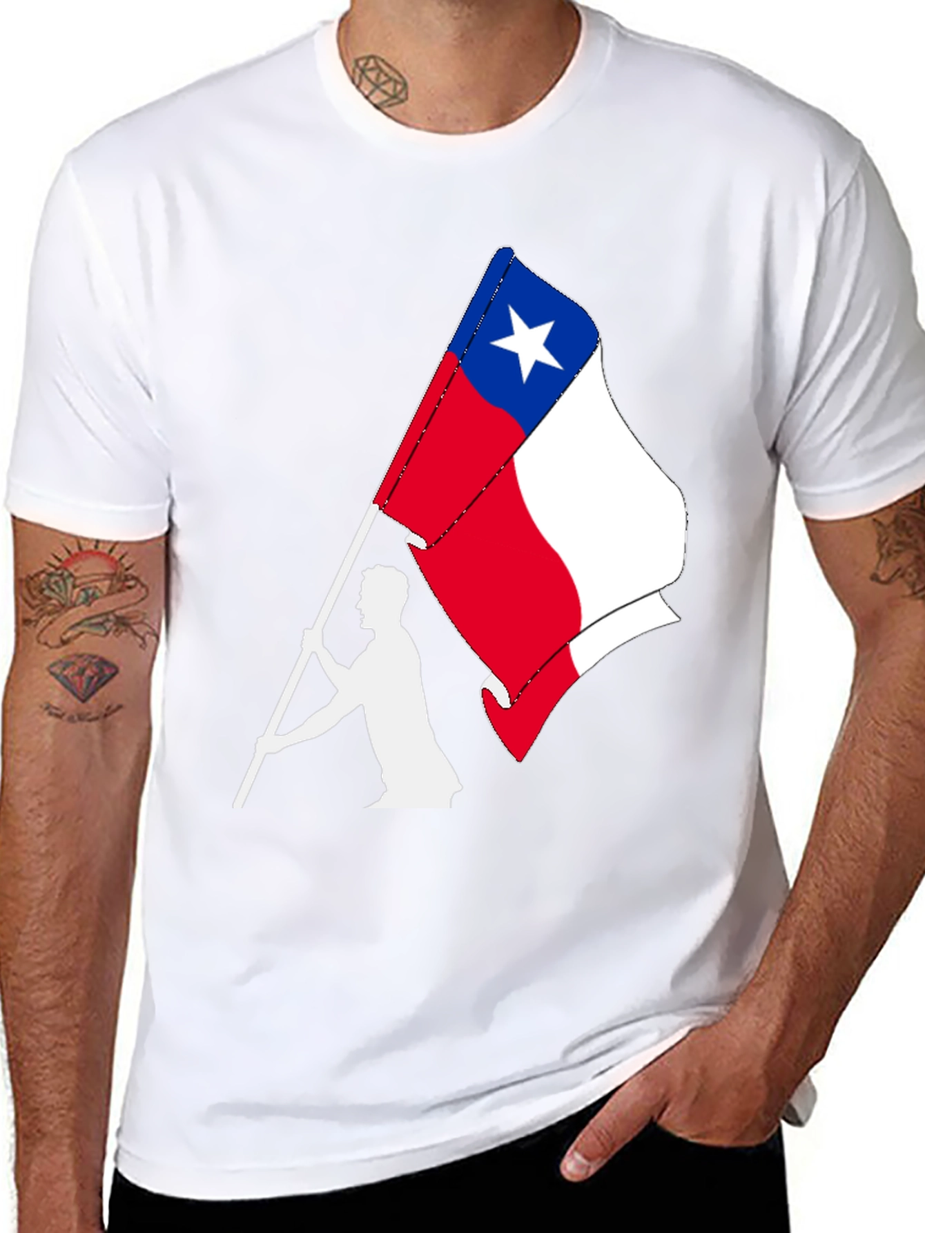 Chile Flag T-Shirt - Patriotic Design