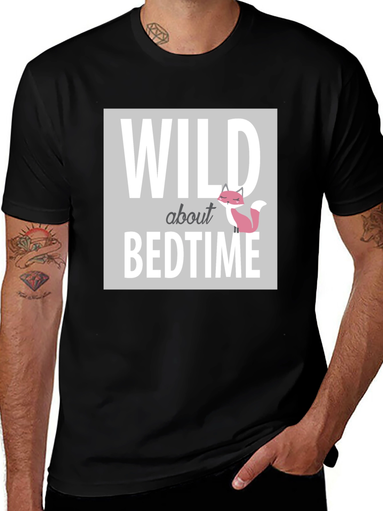 Wild About Bedtime Fox Graphic T-Shirt
