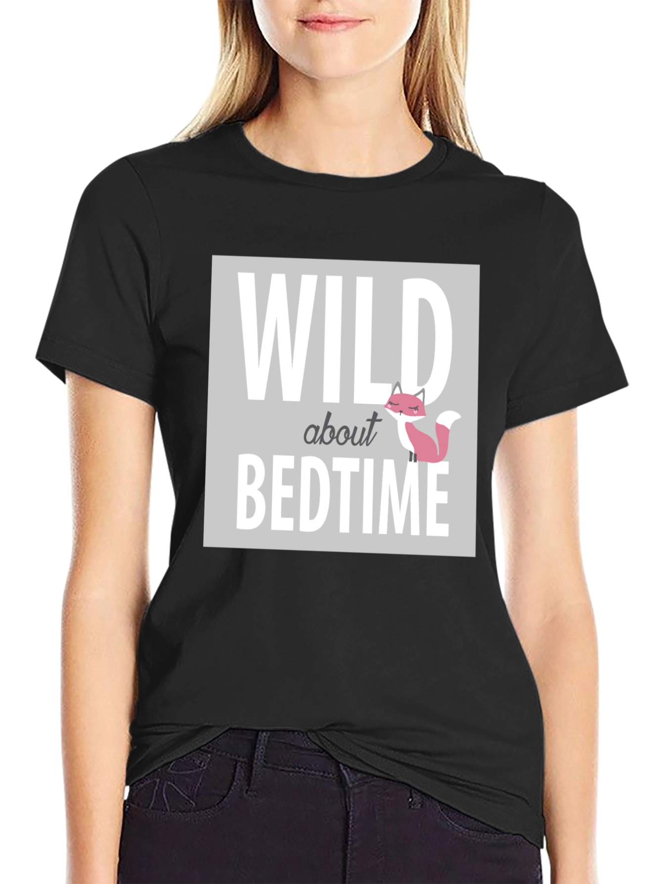 Wild About Bedtime Fox Graphic T-Shirt