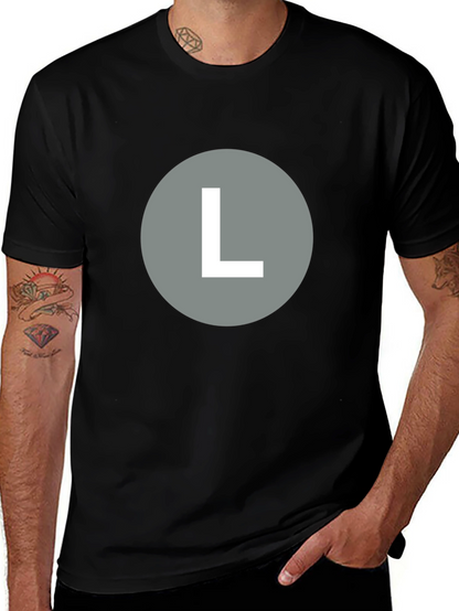 Bold L Graphic Tee - Casual Style