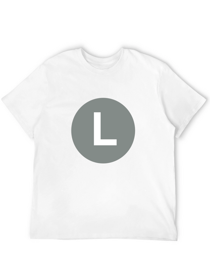 Bold L Graphic Tee - Casual Style
