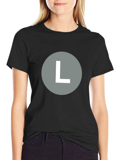 Bold L Graphic Tee - Casual Style