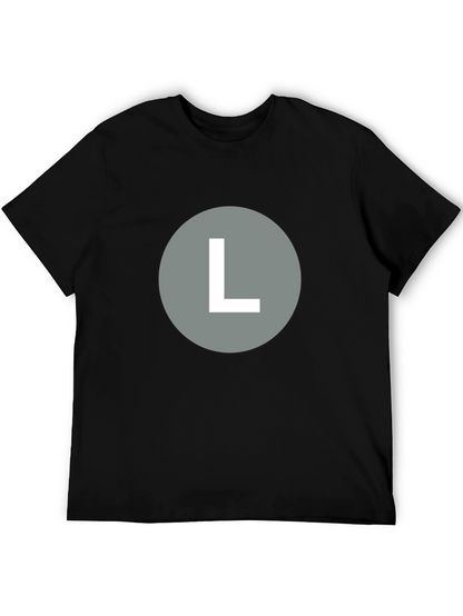 Bold L Graphic Tee - Casual Style