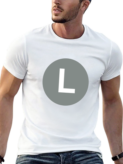 Bold L Graphic Tee - Casual Style