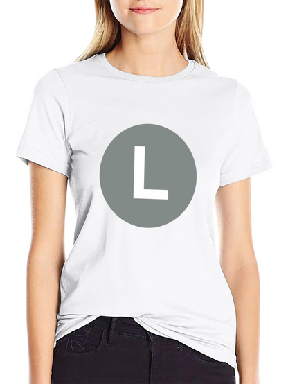Bold L Graphic Tee - Casual Style