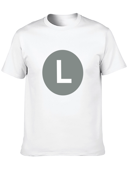 Bold L Graphic Tee - Casual Style