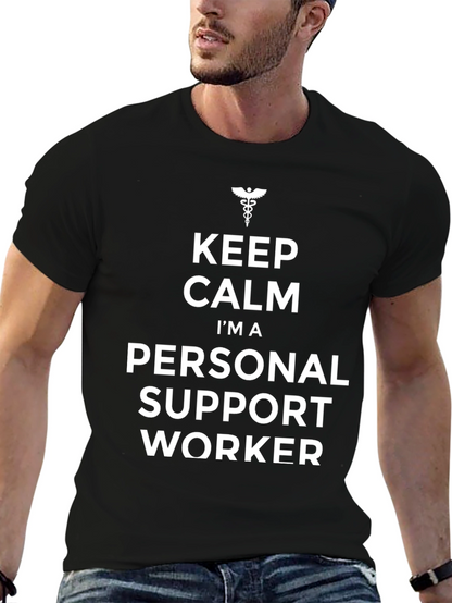 Personal Support Worker T-Shirt - Keep Calm