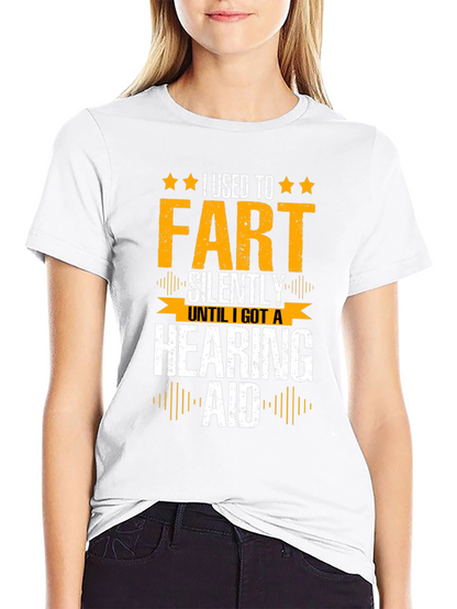 Funny I Used to Fart Silently Graphic T-Shirt