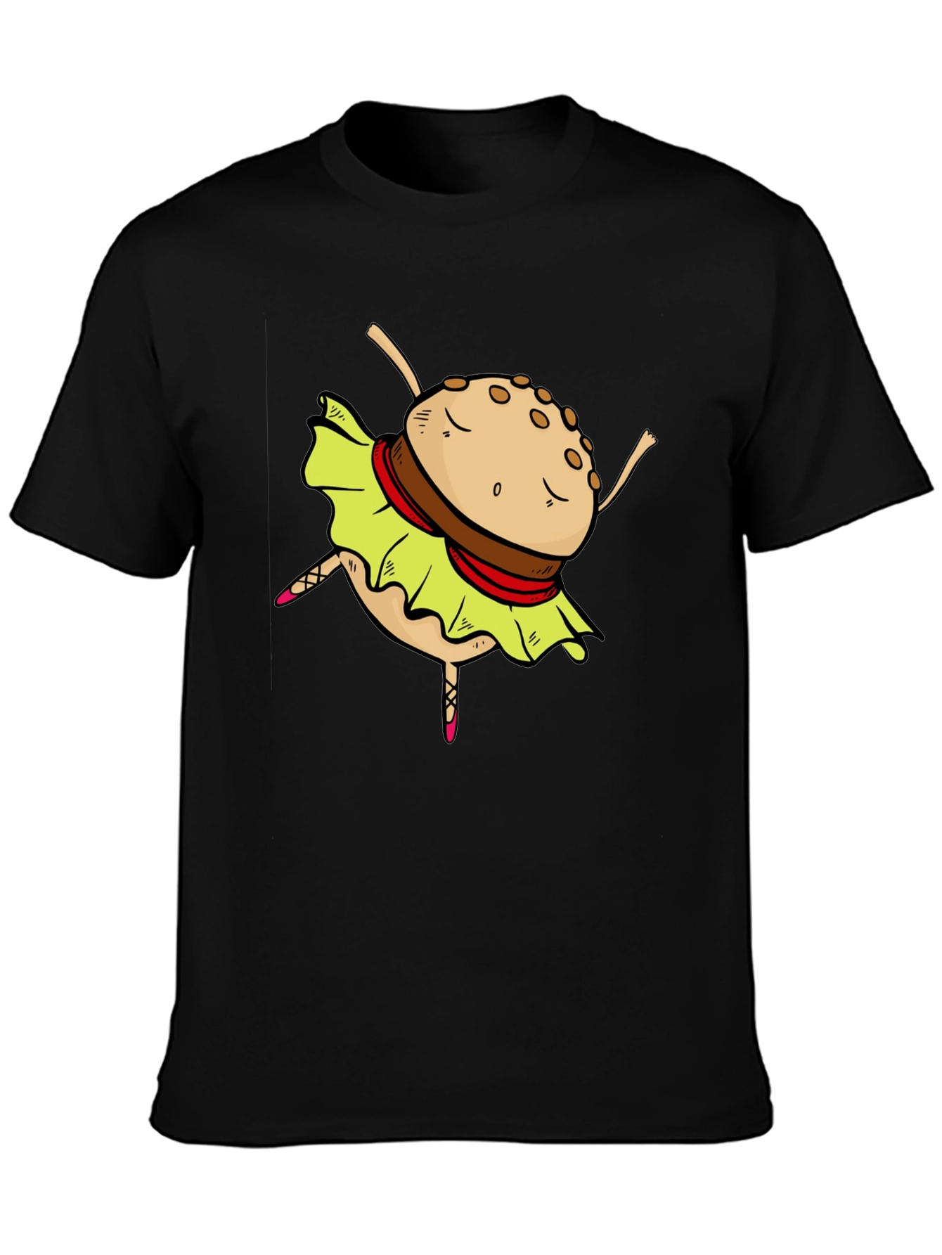 Burger Ballerina Graphic T-Shirt