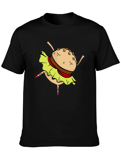 Burger Ballerina Graphic T-Shirt