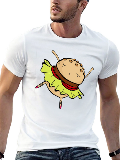 Burger Ballerina Graphic T-Shirt
